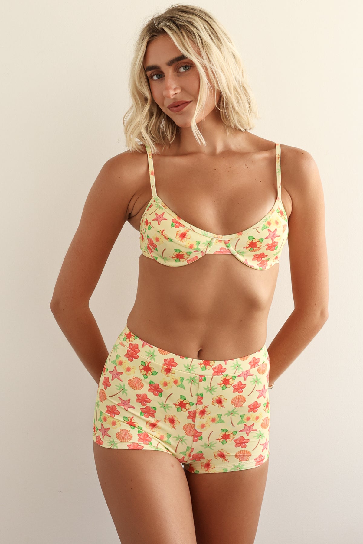 Farrah Elastic Waist Booty Short - Image 3