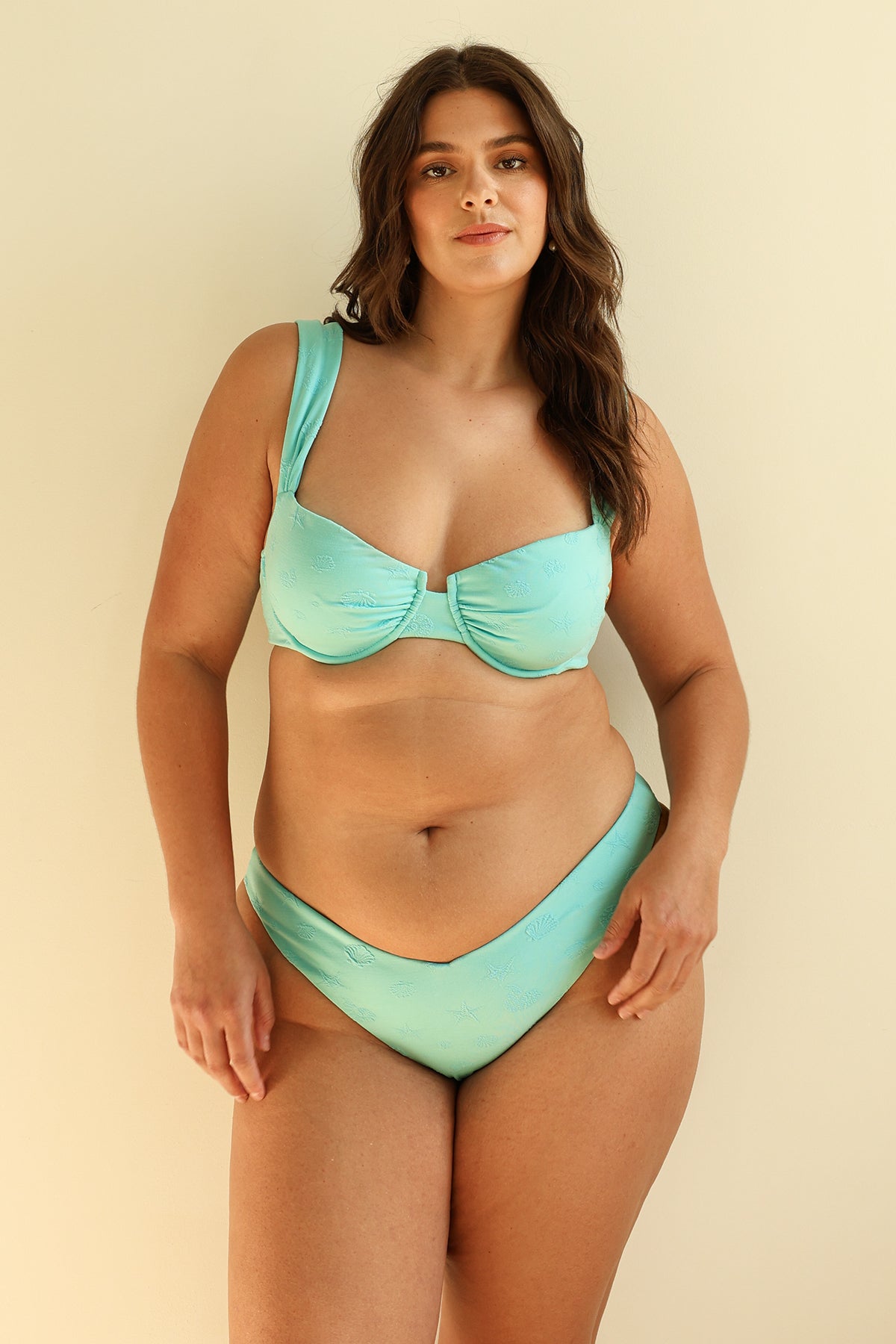 Aqua Sky Underwire Super Cheeky Set - Image 8