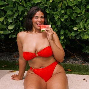 Lotus Bandeau Bikini Top