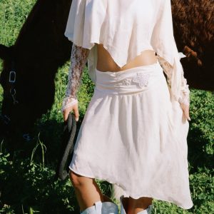 Dove Blouse Skirt Set